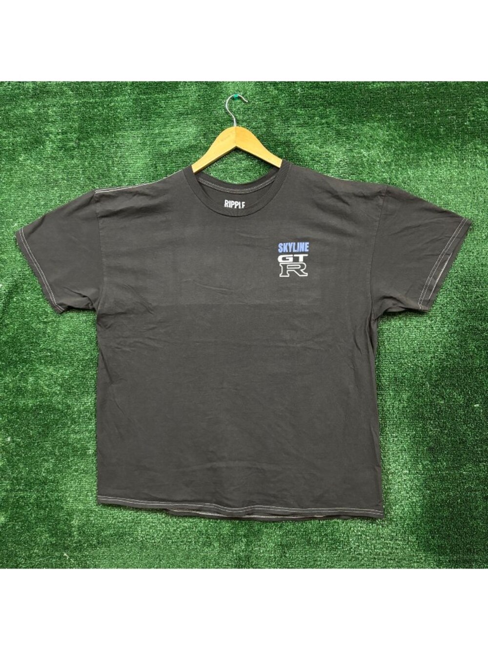 Nissan Skyline GT-R Twin Turbo Engine T-Shirt Size Extra Large